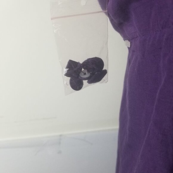 NWT Women's Silk Blend Lavender Croquette Fairycore Dress Sz M - Picture 4 of 8